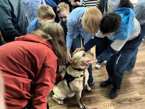 Галина Быкова провела "Урок доброты" для учеников школы № 12